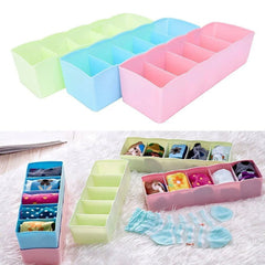 5 Grids Socks Storage Organizer - Each