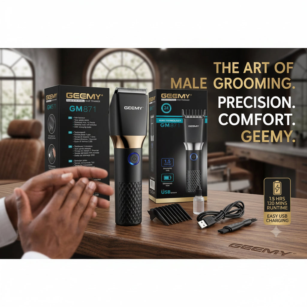 Geemy GM-871 Professional Hair Trimmer - Each
