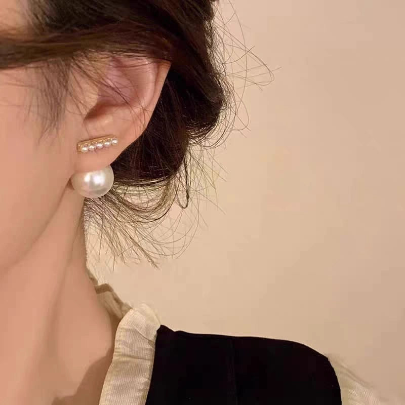 Pearl of Wisdom Gold Drop Earrings - Each