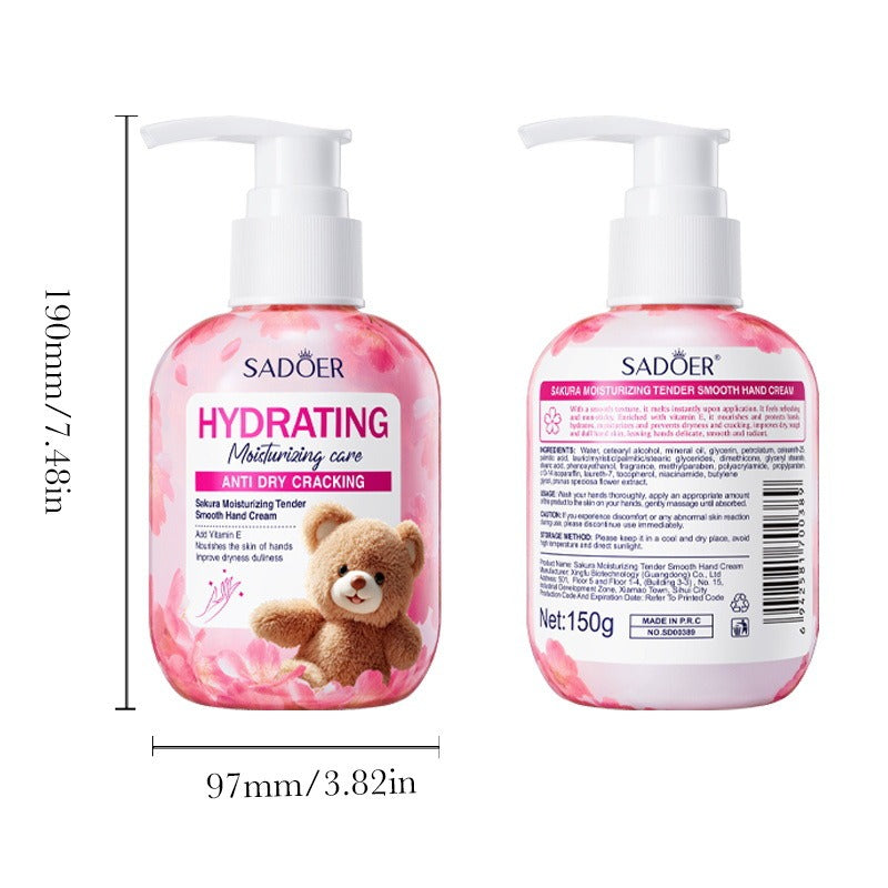 Sadeor Hydrating Moisturising Anti Dey Cracking Hand Cream - 150g