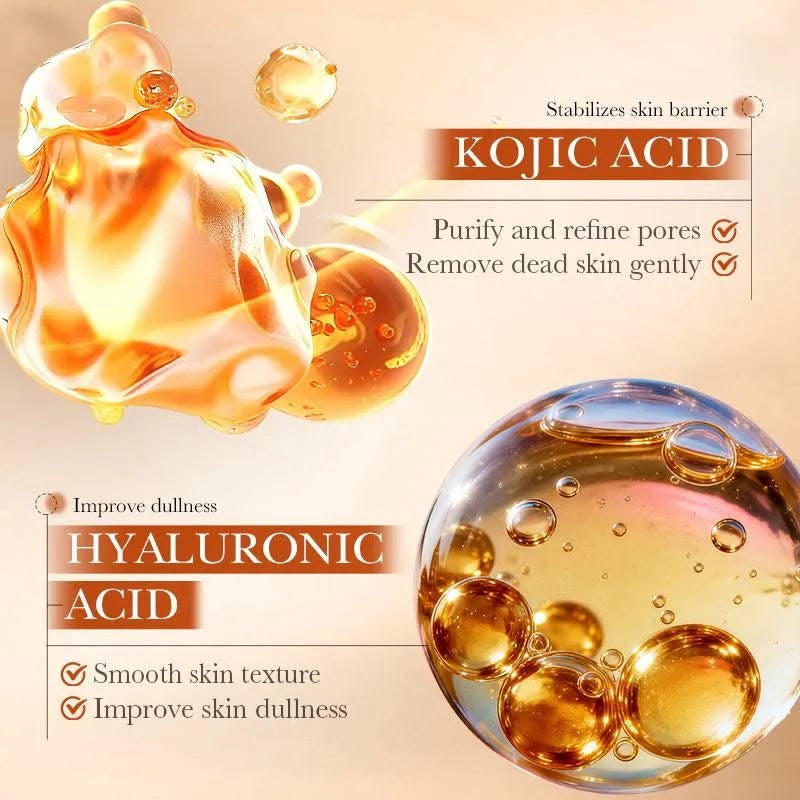 SADOER Kojic Acid Turmeric Radiant Glow Exfoliating Spray with Niacinamide – 200ml