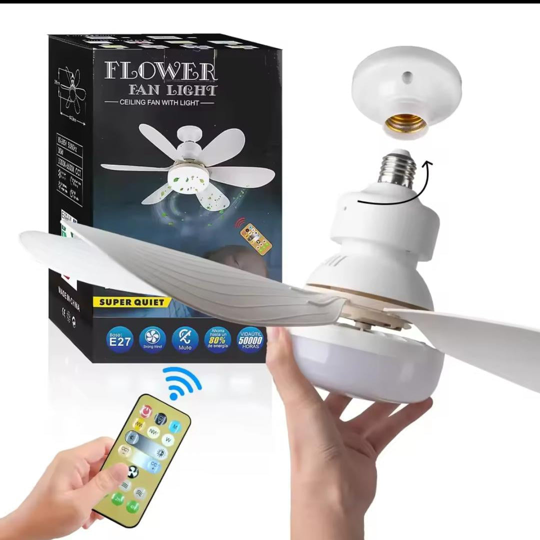 30W E27 LED Ceiling Fan with Remote Control – Dimmable Ceiling Fan Light