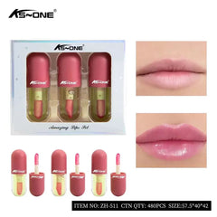KS~ONE 3 pcs lip oil set