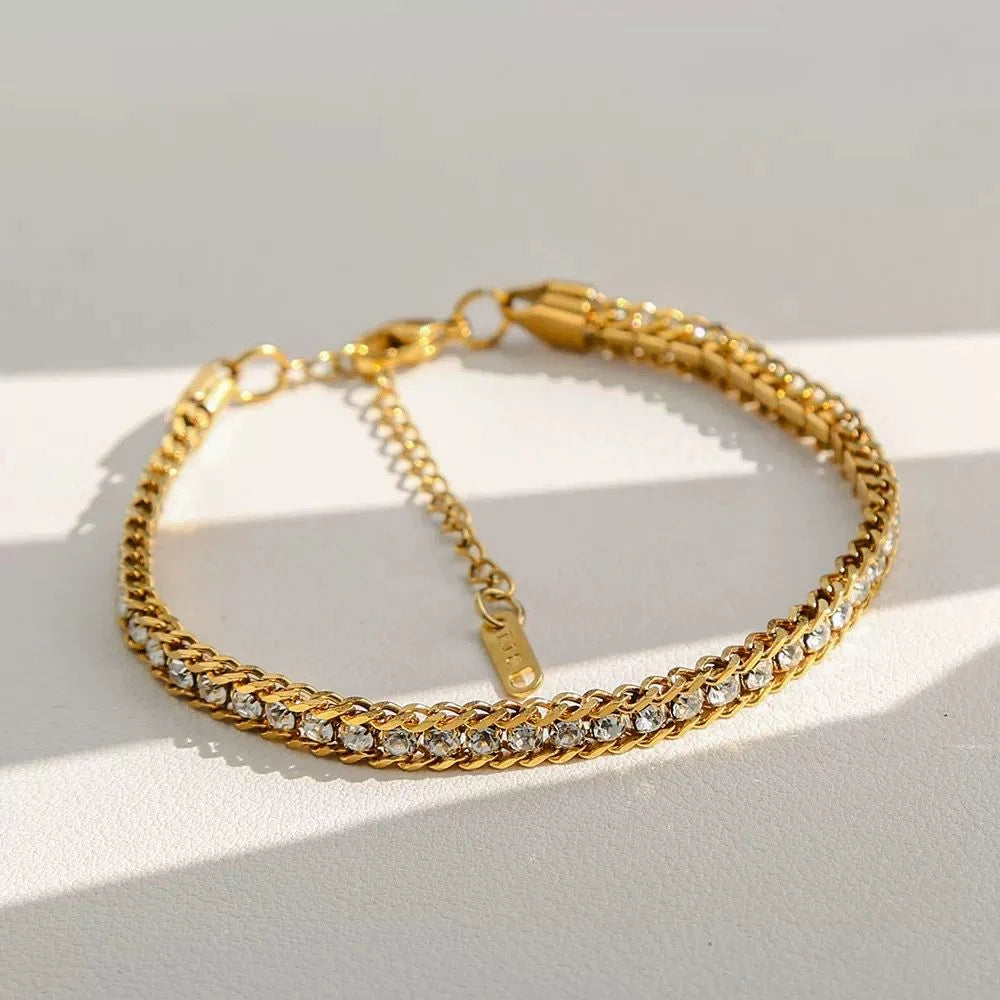 Stainless steel Luster bracelet