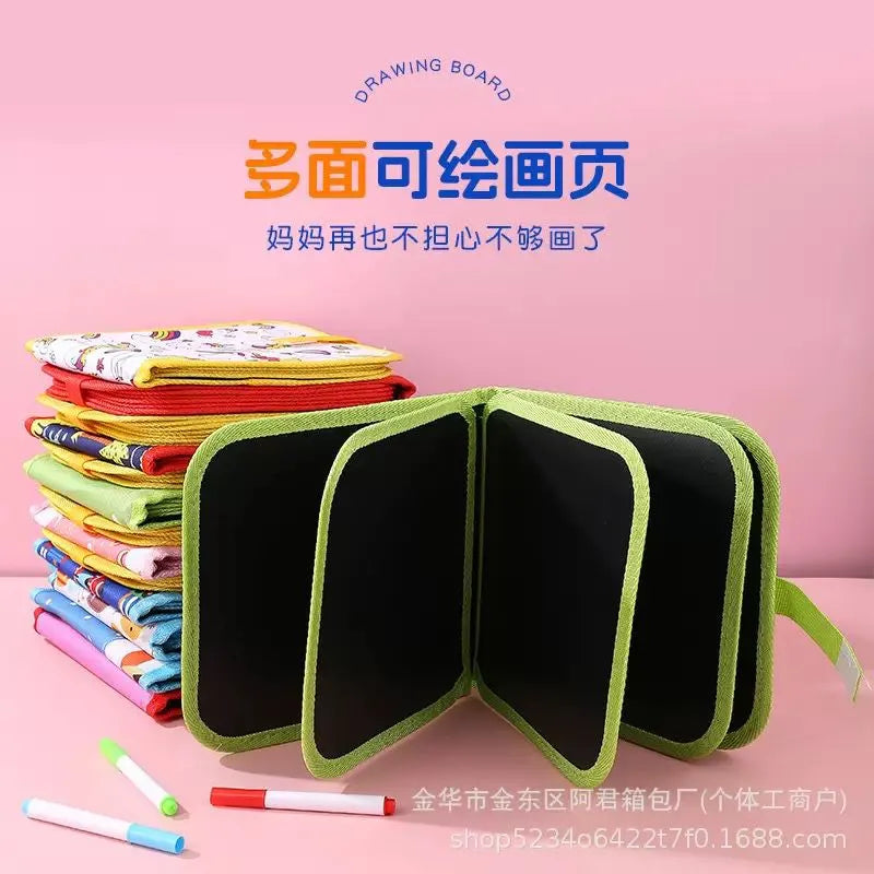 Portable Reusable Coloring Book