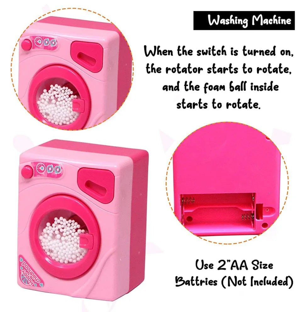 Battery Operated Kids Home Appliance Set - 4 Pieces