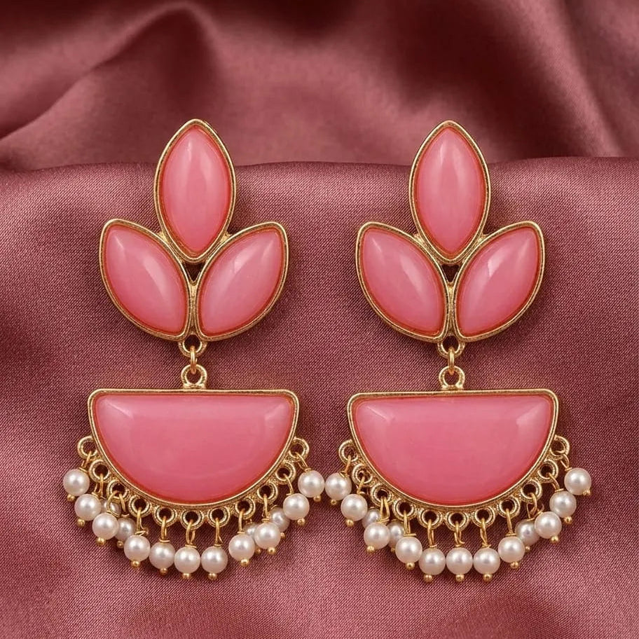 Stone Drop Earrings – Elegant Fashion