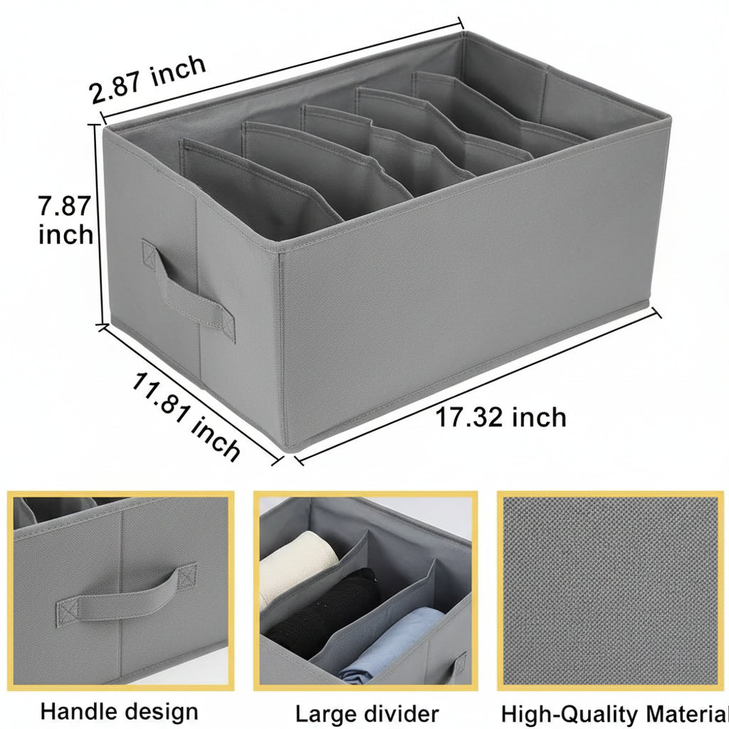Foldable Closet Organizer – Space-Saving Wardrobe Storage Solution