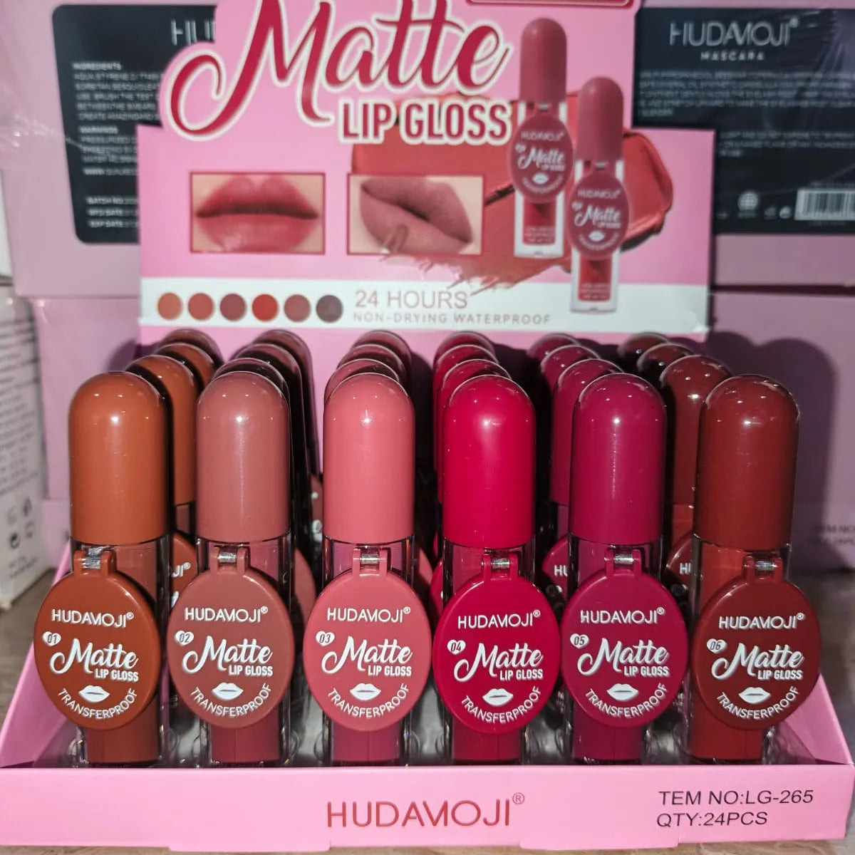 Hudamoji Matte Lip Gloss – Model LG-265