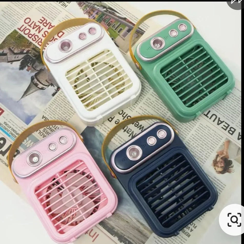 Portable USB Desk Fan with Humidifier