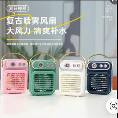 Portable USB Desk Fan with Humidifier