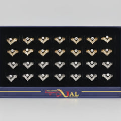 Gold-Plated Zirconia Rings – Elegant Sparkle for Every Occasion