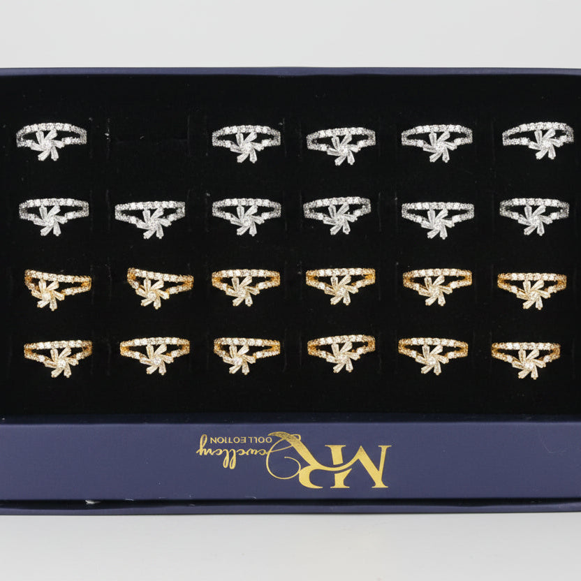 Gold-Plated Zirconia Rings – Elegant Sparkle for Every Occasion