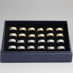 Gold-Plated Zirconia Rings – Elegant Sparkle for Every Occasion
