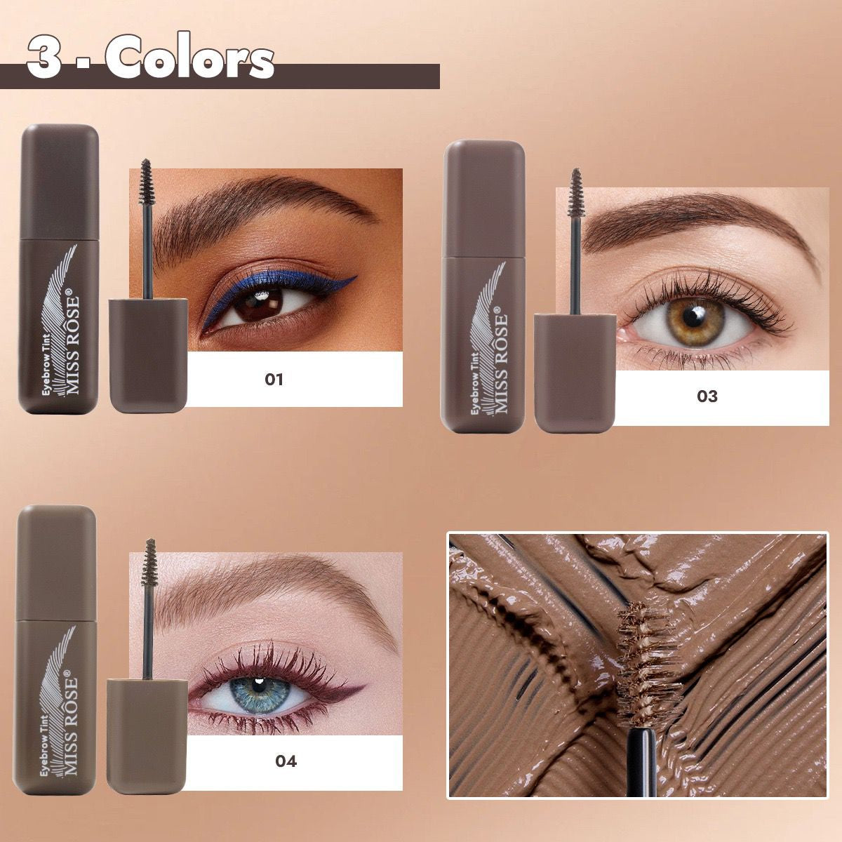 MISS RÔSE Professional Eyebrow Tint