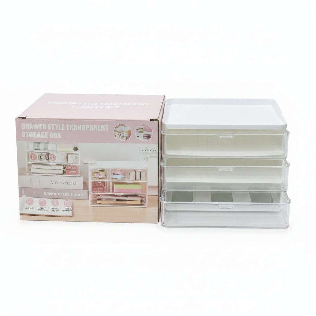 Drawer Style Transparent Storage Box
