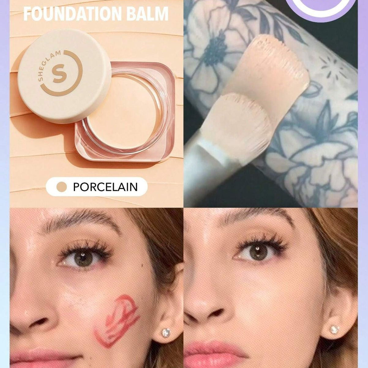 SHEGLAM Full Coverage Foundation Balm