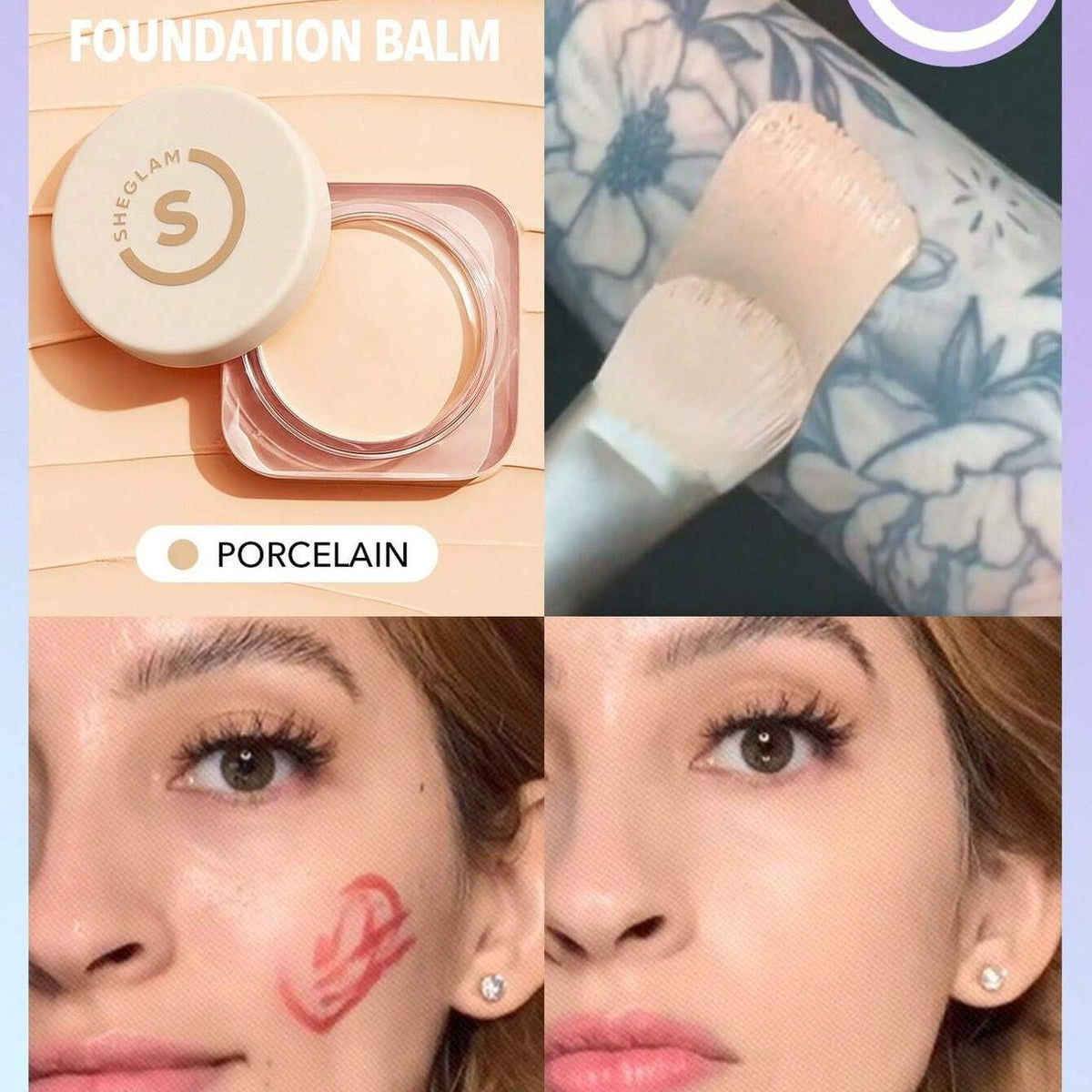 SHEGLAM Full Coverage Foundation Balm
