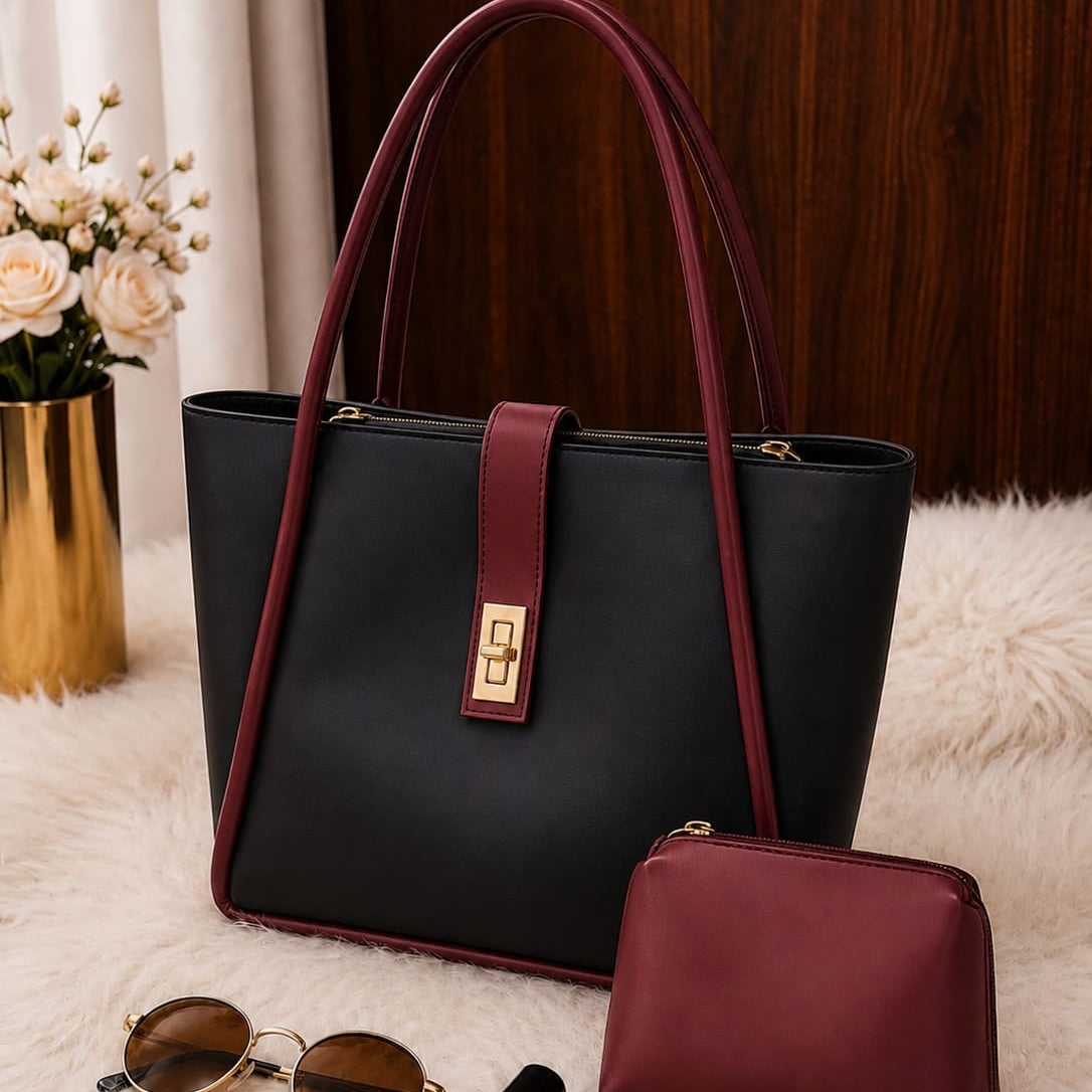 Women’s Two-Piece Tote Handbag Set