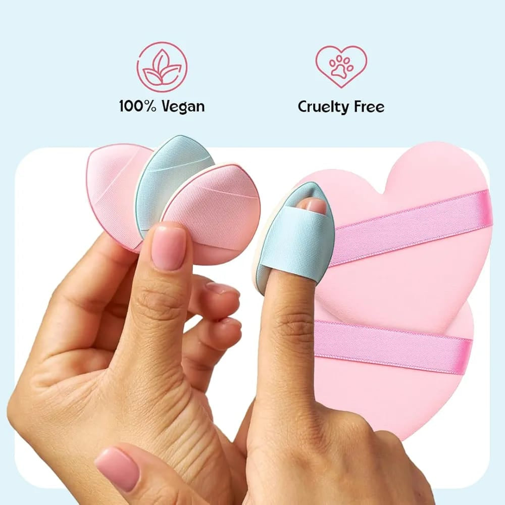QUETEE 4Pcs Mini Finger Puff