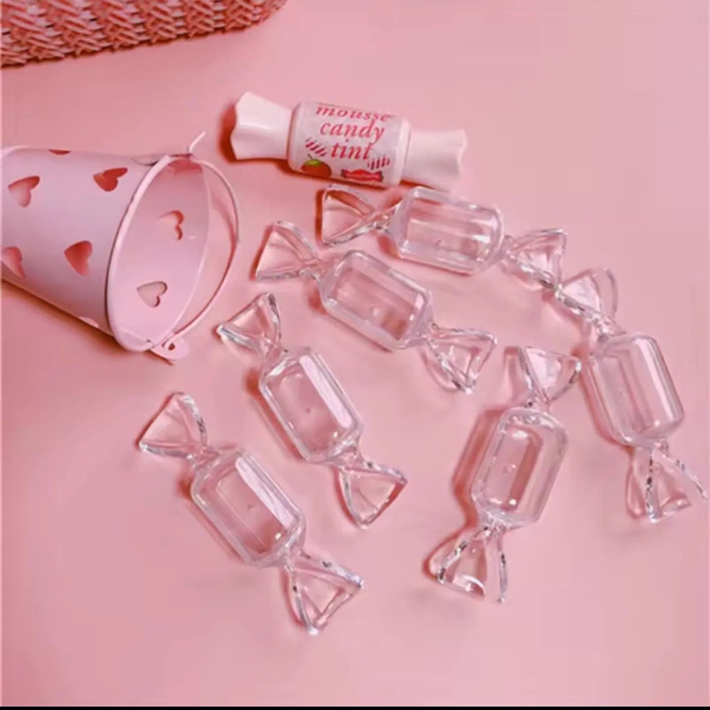 Transparent Mini Toffee Organizer - Pack Of 10
