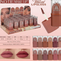 Note Make Up Velvet Lipgloss