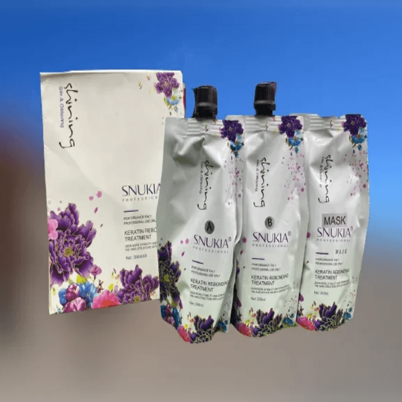 SNUKIA Keratin-Infused Japanese Hair Straightening Cream KIt