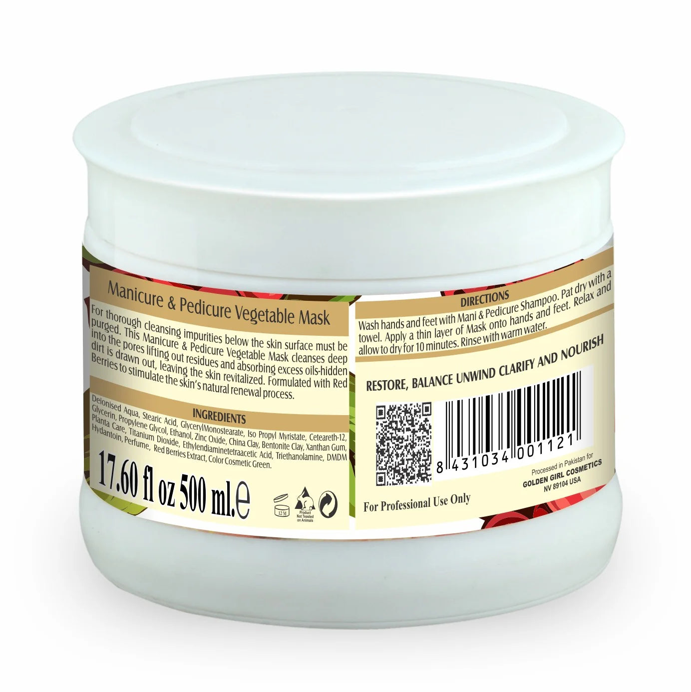 Soft Touch Manicure & Pedicure Vegetable Mask