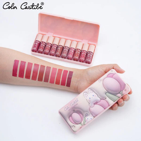 Color Castle Mini Matte LipGloss 10‑in‑1 Pack