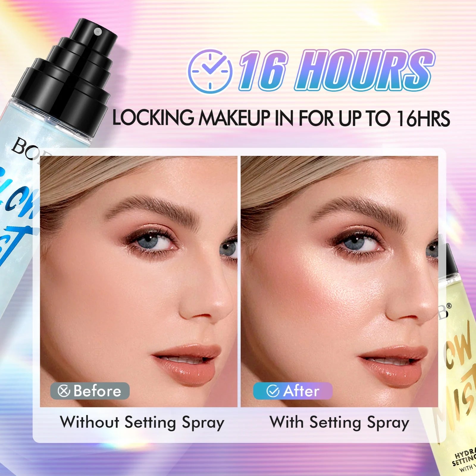 Bob Glow Mist Hydrating Setting Spray Makeup Setting Spray  - 100ml