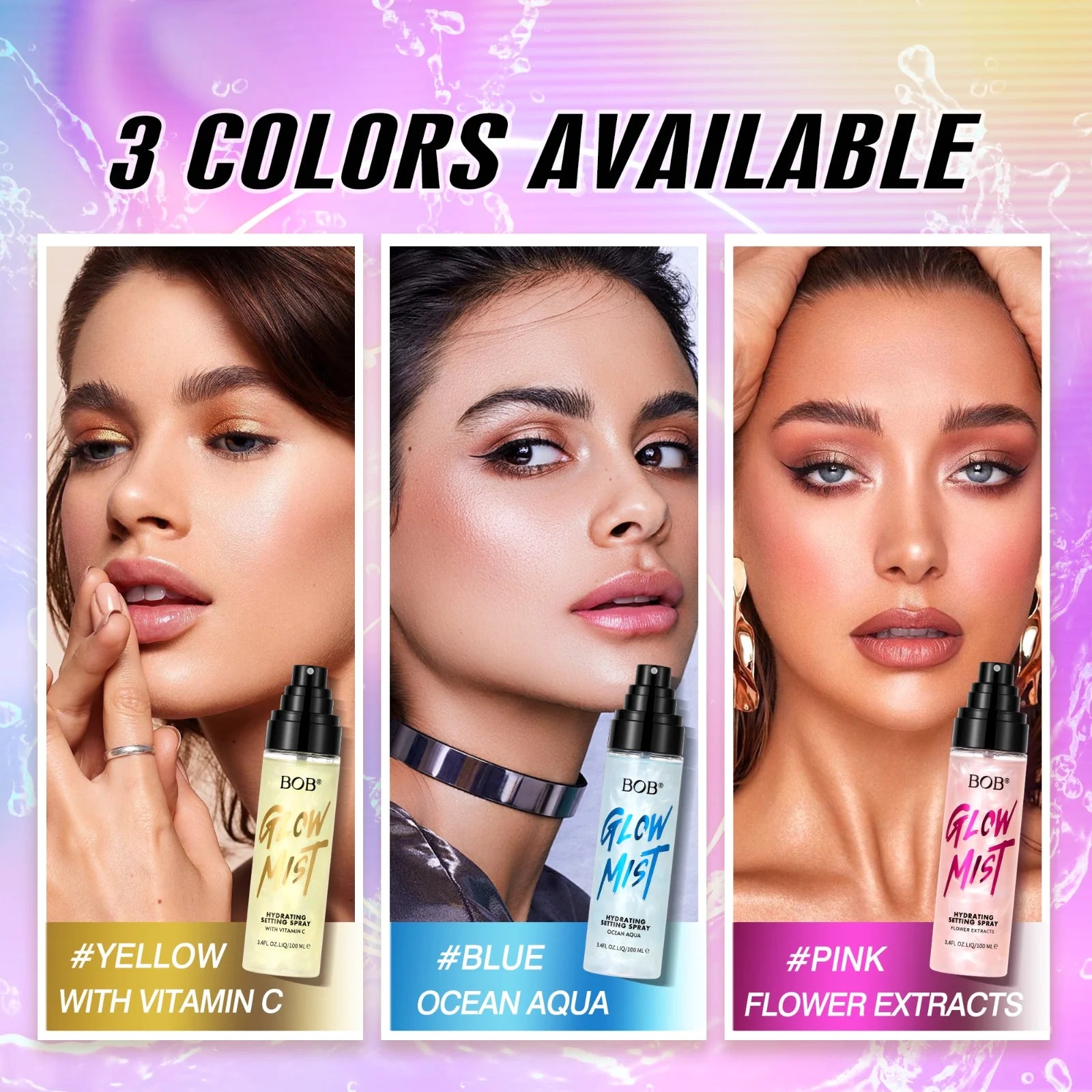 Bob Glow Mist Hydrating Setting Spray Makeup Setting Spray  - 100ml