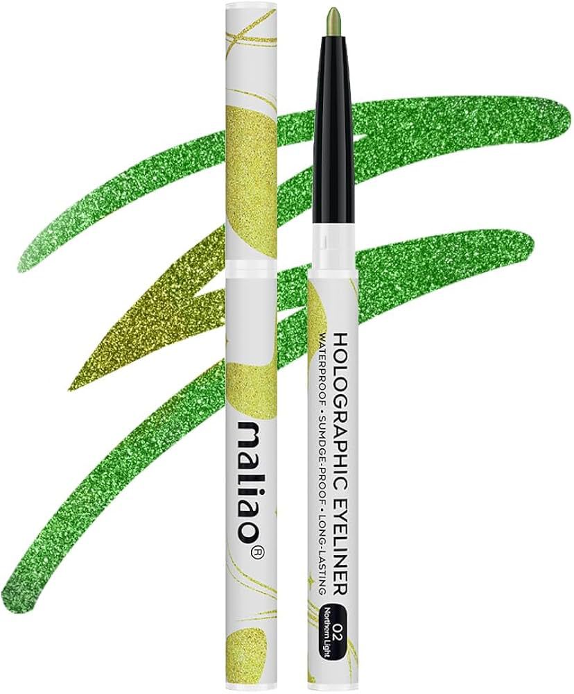 Maliao Holographic Eyeliner with Multichrome Effect