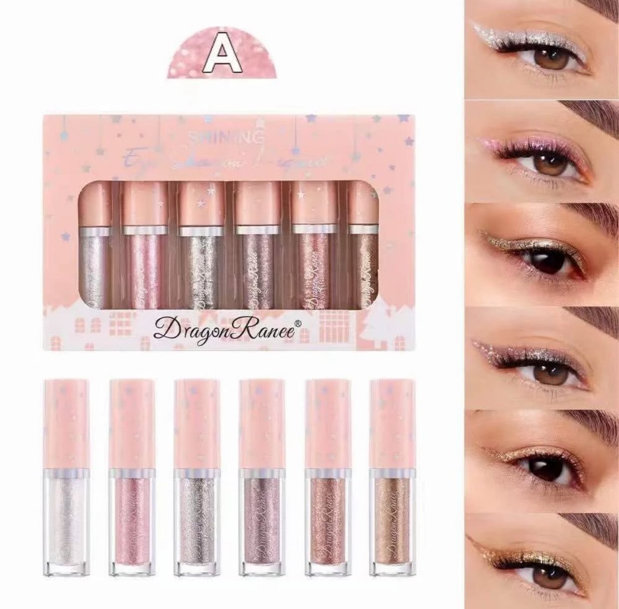 Dragon Ranee Liquid Eyeshadow + Eyeliner 6pc Pack