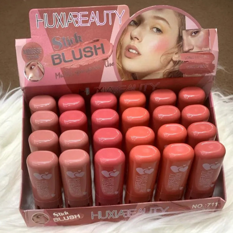 Huxia Beauty Moistured Blush Stick – Creamy & Blendable Cheek Color