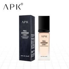 APK Full Coverage 2-in-1 Foundation & Concealer – Flawless, All-Day Coverage