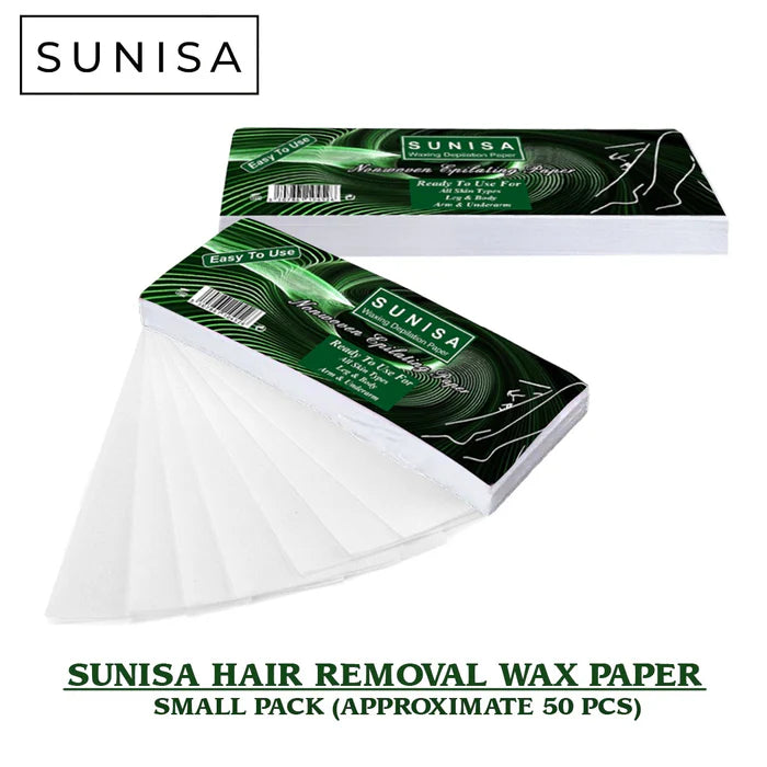 SUNISA Beauty Hair Removal Depilatory Wax Strip Paper