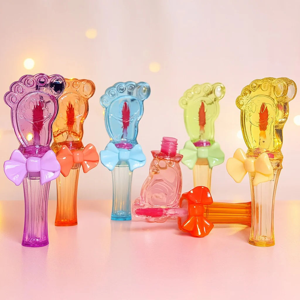 ROMANTIC MAY Magic Cute Little Foot Design Lip Gloss