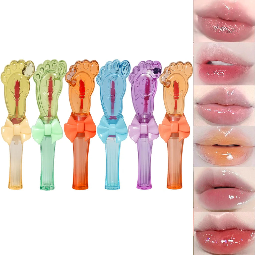 ROMANTIC MAY Magic Cute Little Foot Design Lip Gloss