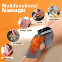 Cordless Heating Pad & Back Massager - Lumbar Support Belt with 3 Heat & Vibration Modes