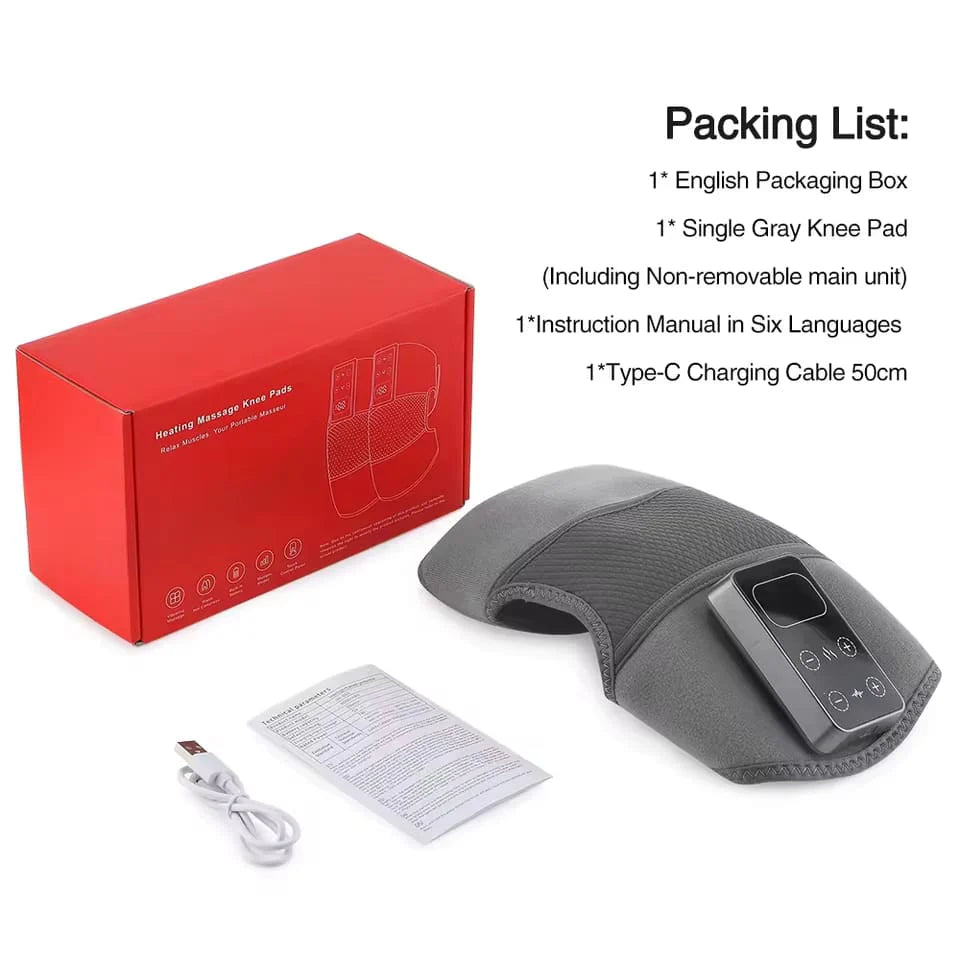 Cordless Heating Pad & Back Massager - Lumbar Support Belt with 3 Heat & Vibration Modes