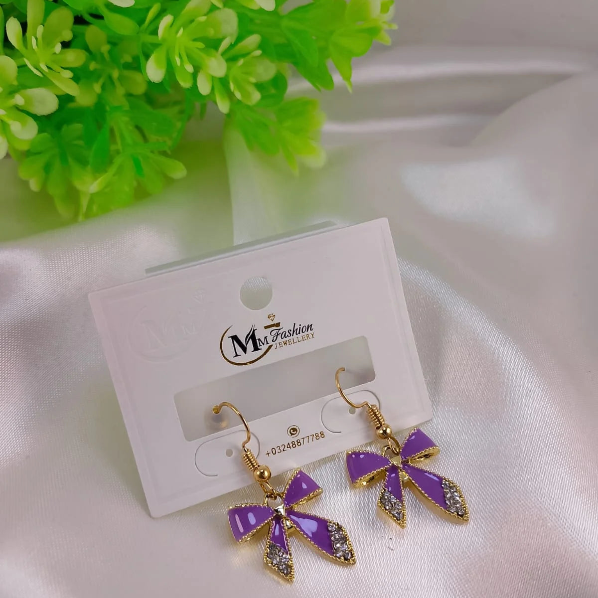 China Funkey Bow Earrings – Each