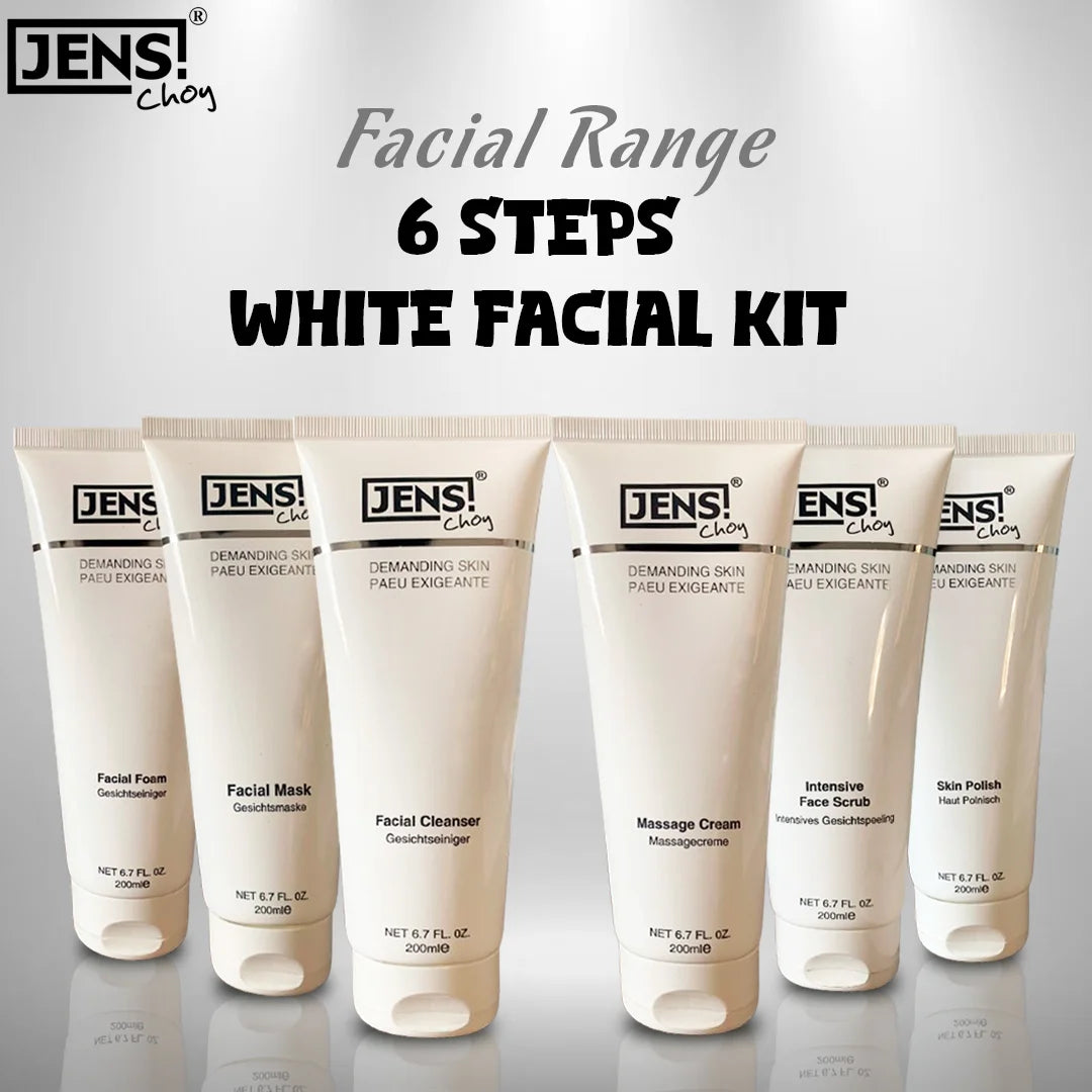Jens Choy 6 Steps White Facial Kit (200ml Each Kit)