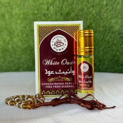 Dubai White Oudh Attar With Free Tasbih - 6ml
