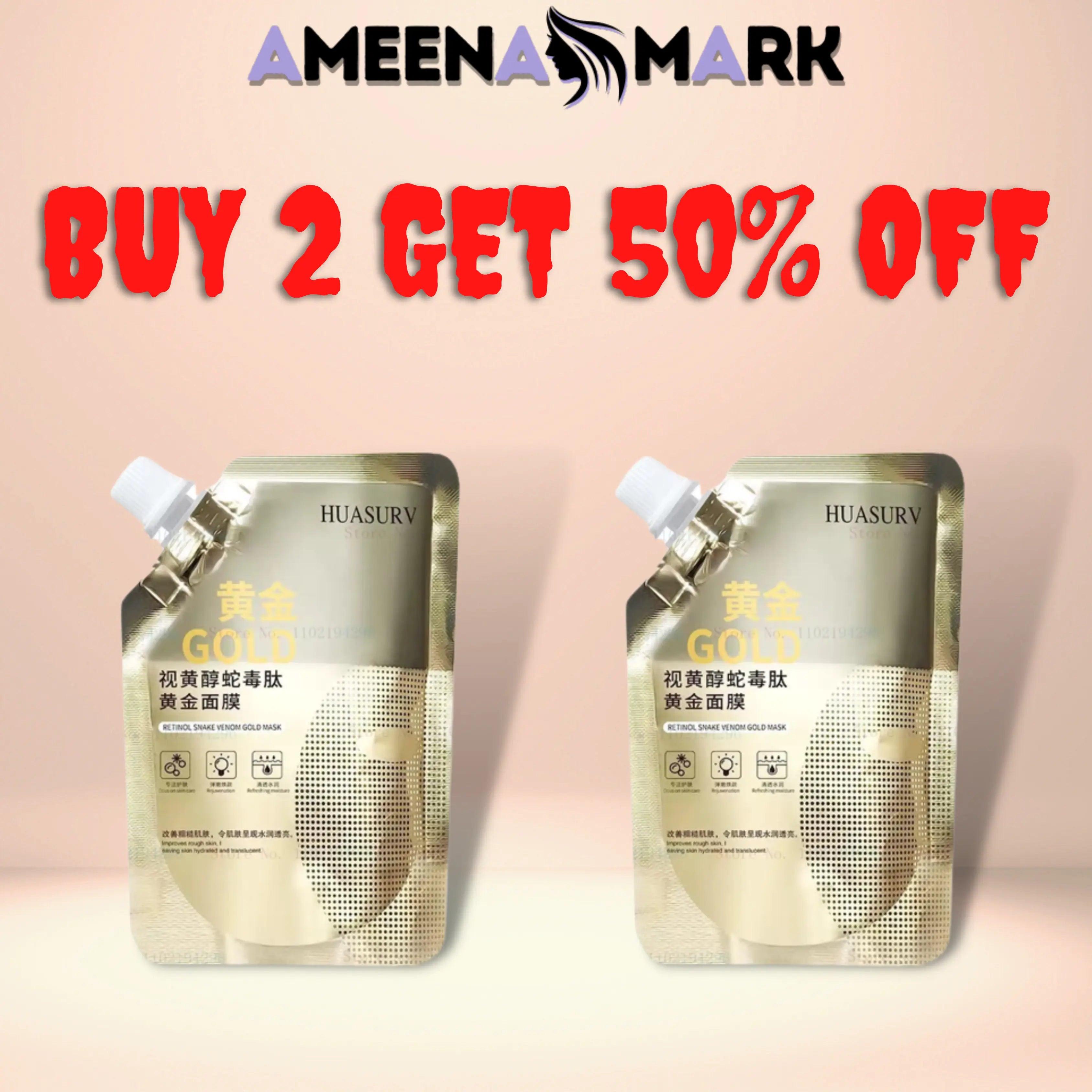 Gold Mask (100gram) Moisturizing Skin Care Clear Anti-aging Oil Control (LIMITED STOCK)