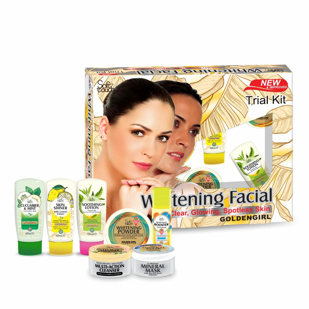 Soft Touch Whitening Facial Trial Kit 7 Items