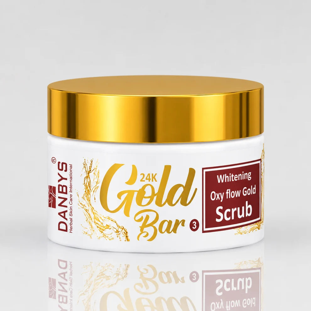 Danbys Skincare 24K Gold Oxy Flow Scrub - 100g