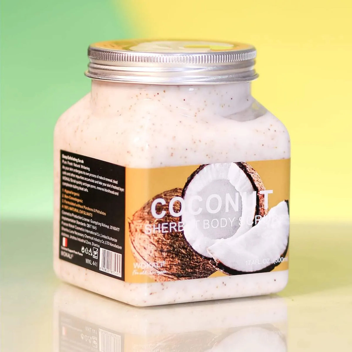 Wokali Coconut Face & Body Scrub -  350ml