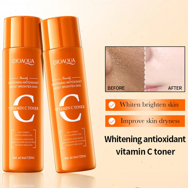 BIOAQUA Vitamin C Whitening Antioxidant Moist Brighten Face Toner – 120ml
