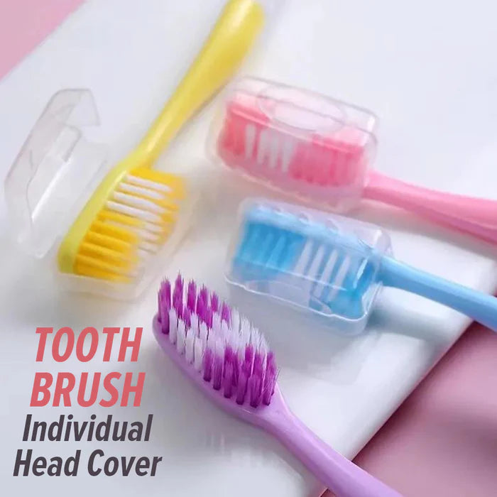 2in1 Toothbrush With Tongue Cleaner - 8 Pcs