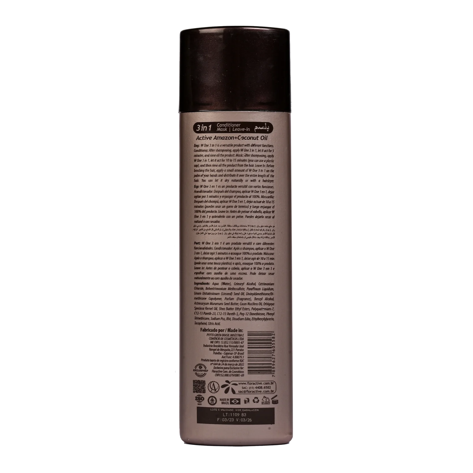 Floractive Nanoplastia W One Hair Shampoo 300ml